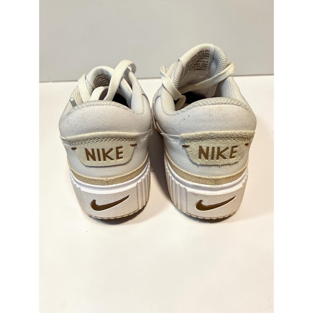 Nike Women's Court Legacy Lift White British Tan Sanddrift Size 8 NWOB Read Desc - Picture 3 of 9